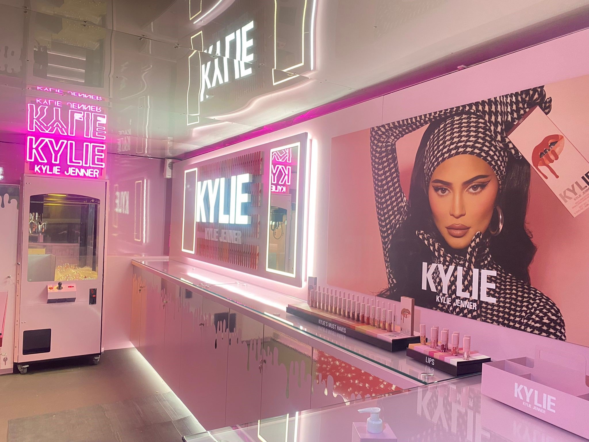 The interior of Kylie Jenner Truck